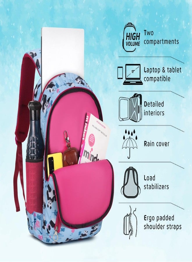 حقيبة ظهر كلوتشي كبيرة السعة وخفيفة الوزن ومتعددة الاستخدامات، مناسبة للأعمال والسفر والأزياء والأطفال، حقيبة ظهر للأولاد والبنات (باندا) - Image 3