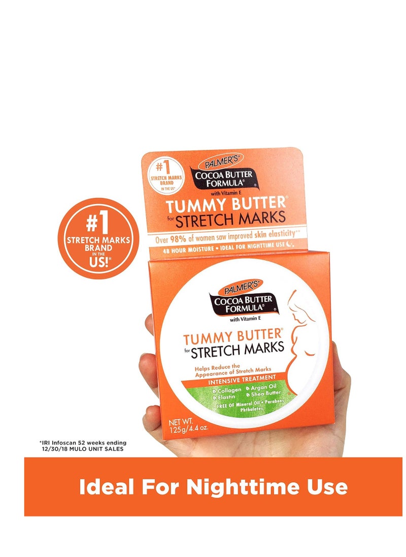 PALMER'S - Palmer's Cocoa Butter Formula Tummy Butter Balm for Stretch Marks and Pregnancy Skin Care, 4.4 Ounces (Pack of 3) - Image 1
