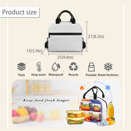 Forchrinse 3Piece Ladybug Backpack for Girls Kids Elementary Middle School Backpack Bookbag with Lunch Box Pencil Bag - Image 3