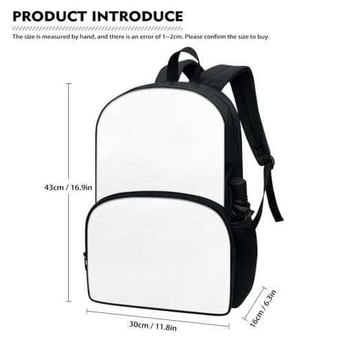 Forchrinse 3Piece Ladybug Backpack for Girls Kids Elementary Middle School Backpack Bookbag with Lunch Box Pencil Bag - Image 2