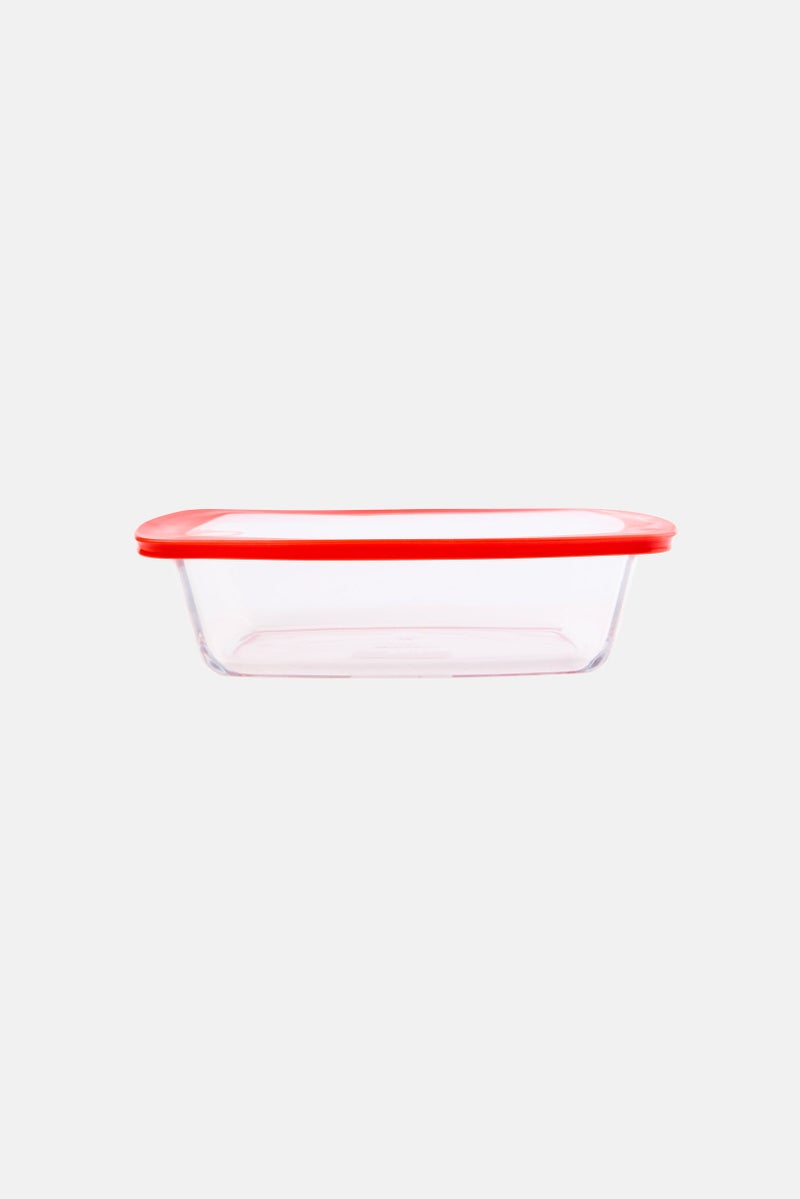 Marinex Glass Rectangular Storage Container, Transparent - Image 1