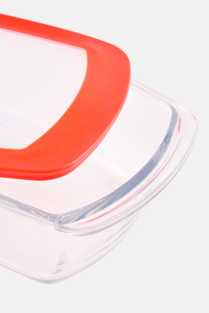 Marinex Glass Rectangular Storage Container, Transparent - Image 3
