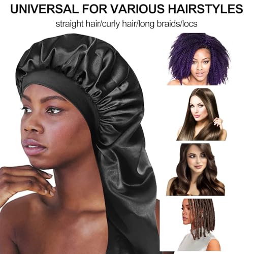 INIMAGINE IN-IMAGINE Black Hair for Sleeping, Ideal for Protecting Braids, Curls, and Long Hair Overnight - Image 3