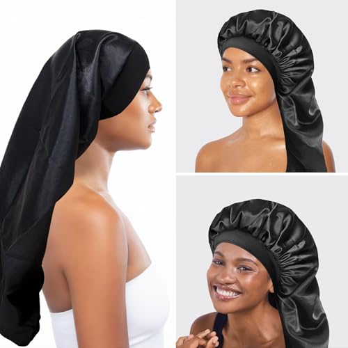 INIMAGINE IN-IMAGINE Black Hair for Sleeping, Ideal for Protecting Braids, Curls, and Long Hair Overnight - Image 4