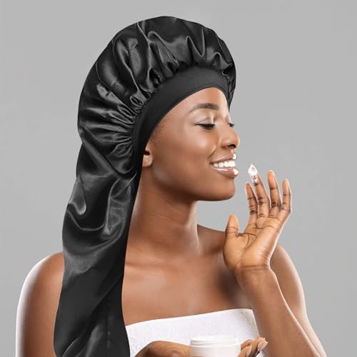INIMAGINE IN-IMAGINE Black Hair for Sleeping, Ideal for Protecting Braids, Curls, and Long Hair Overnight - Image 5