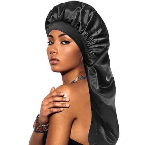 INIMAGINE IN-IMAGINE Black Hair for Sleeping, Ideal for Protecting Braids, Curls, and Long Hair Overnight - Image 1
