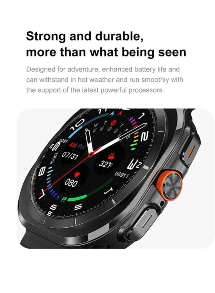 Smart Watch, 3D Vision Bluetooth Call Wireless Charging DT Watch, Waterproof Comfortable Lightweight Smart Wrist Watch For Men And Women, (1pc, Black) - Image 2