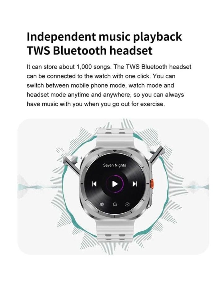 Smart Watch, 3D Vision Bluetooth Call Wireless Charging DT Watch, Waterproof Comfortable Lightweight Smart Wrist Watch For Men And Women, (1pc, Black) - Image 3