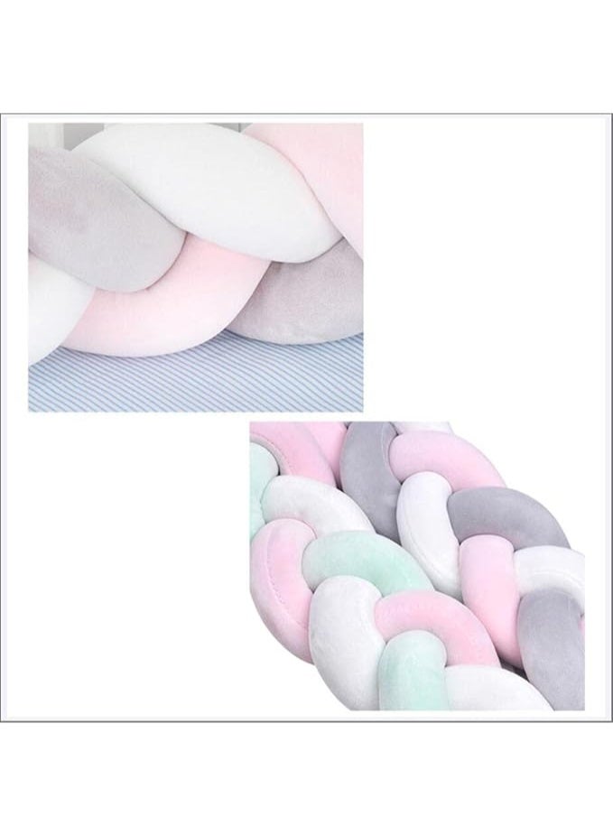 G,3M,1m/2m/3m/4m Baby Crib Bumper, Cot Bumper,Breathable Mesh Cot Liner,Crib Rail Cover,Baby Boys Girls Nursery Crib Bedding,Baby Bed Bumper - Image 5
