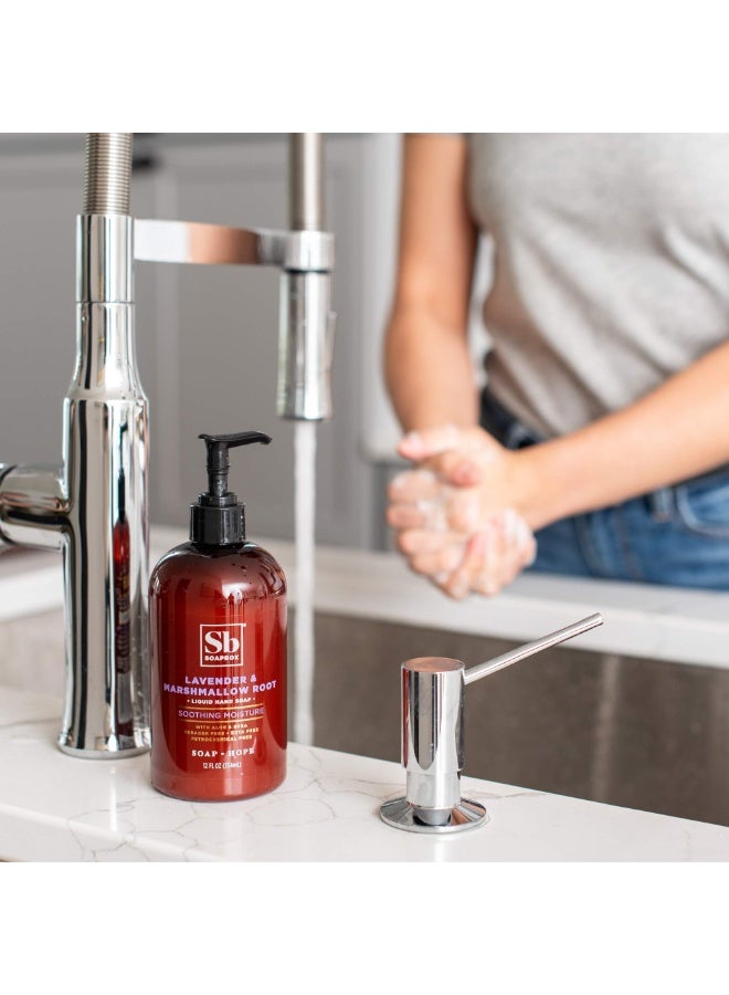Soapbox Lavender & Marshmallow Root Liquid Hand Soap – Vegan • Paraben Free • 12 oz (354 ml) - Image 5