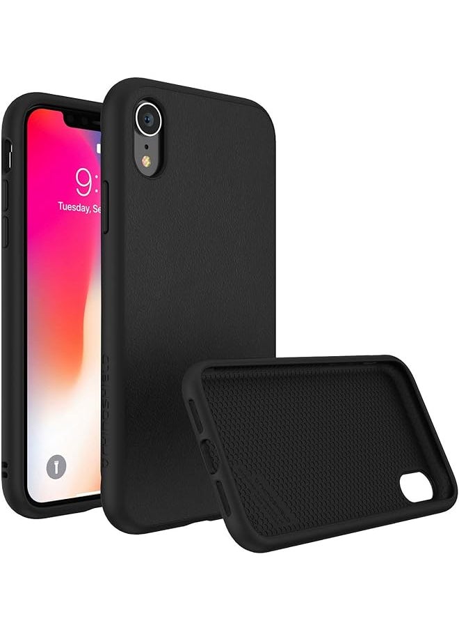 راينوشيلد حافظة هاتف واقية من Solidsuit لهاتف Iphone Xr مصنوعة من الجلد باللون الأسود  - Image 1