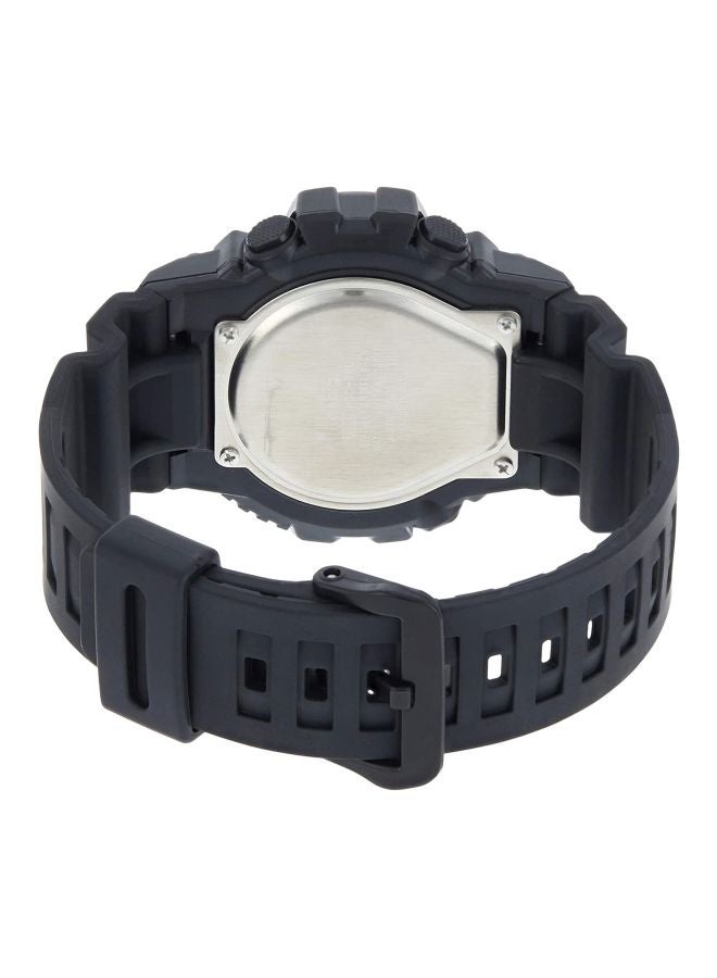 CASIO Men Water Resistant Analog & Digital Watch HDC-700-1AVEF - 49 mm - Black - Image 2