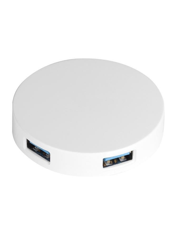 ORICO 4-port USB3.0 Hub Mini Charging Station Dock 5Gbps LED Indicator for Android White