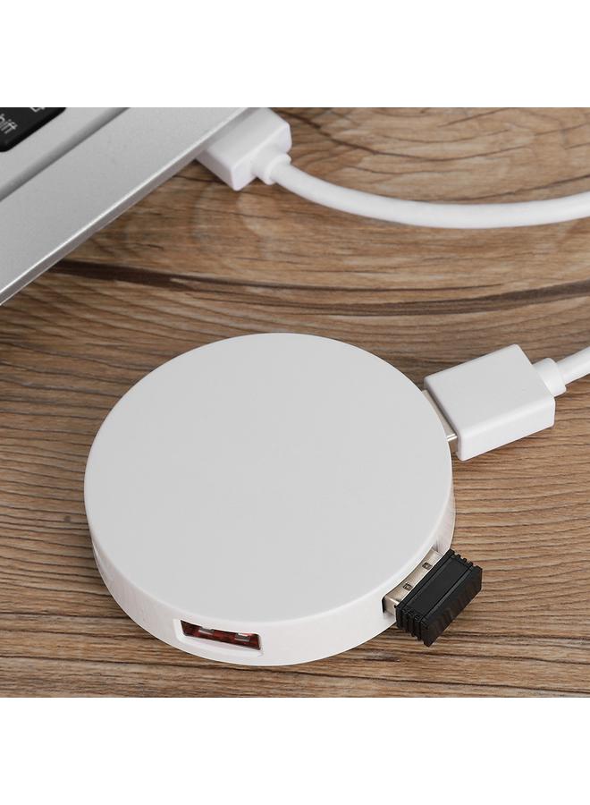 ORICO 4-port USB3.0 Hub Mini Charging Station Dock 5Gbps LED Indicator for Android White