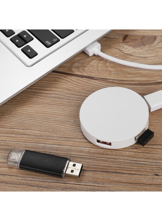 ORICO 4-port USB3.0 Hub Mini Charging Station Dock 5Gbps LED Indicator for Android White