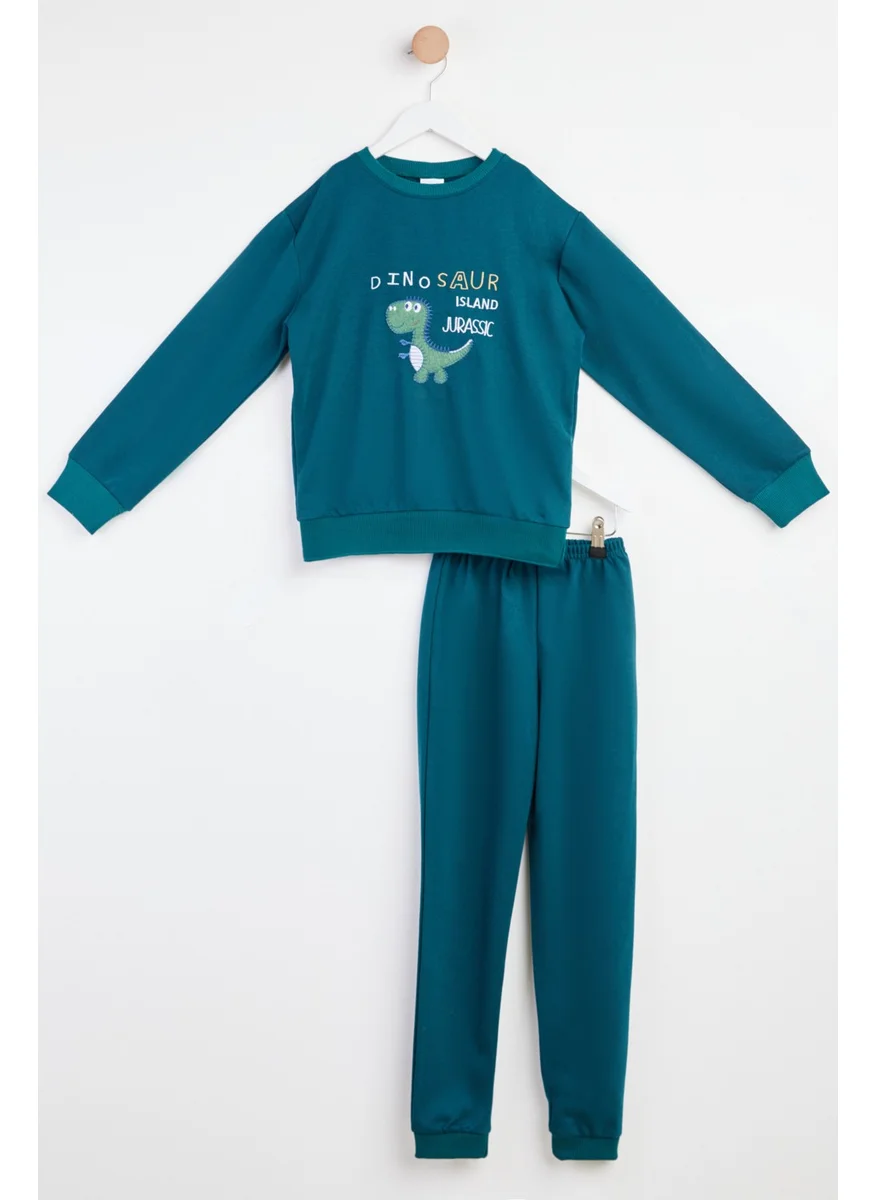 Tofisa 18001-ZUMRUT Children's Printed Suit