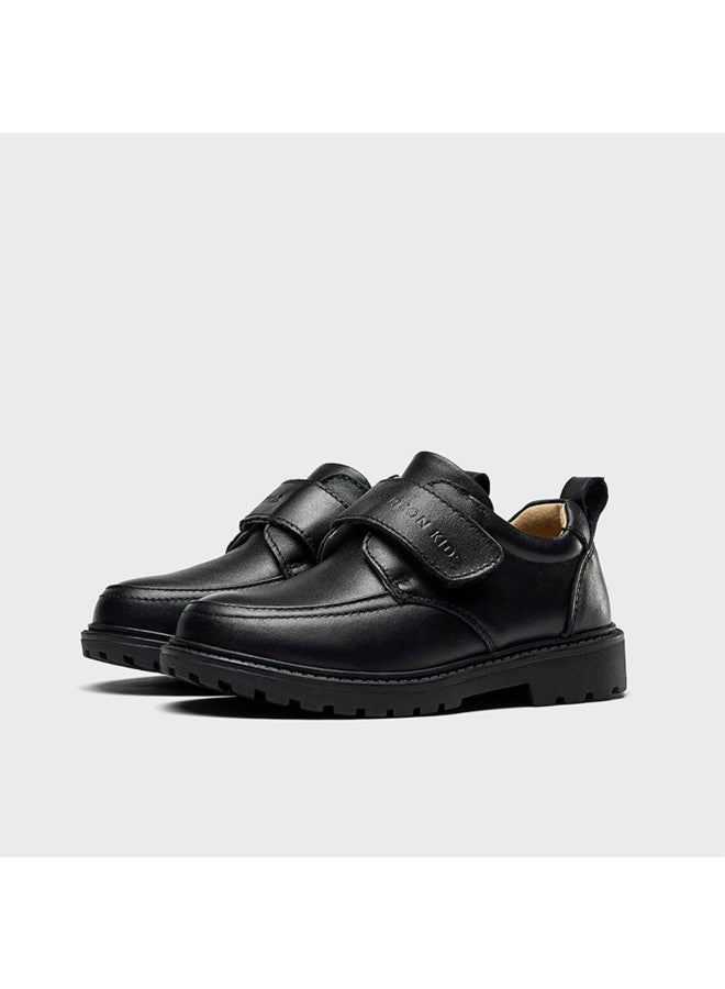 YEARCON Top Grain Leather】formal Performance Shoes For Boys, Children's Black Leather Dress Shoes, Versatile School Season Campus Ceremonial Performance Shoes - Image 3