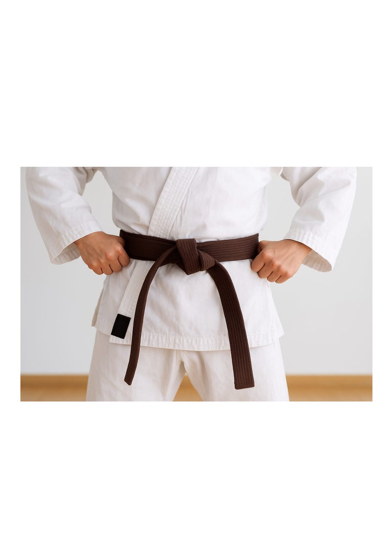 حزام قماشي للفنون القتالية لون بني - Image 2