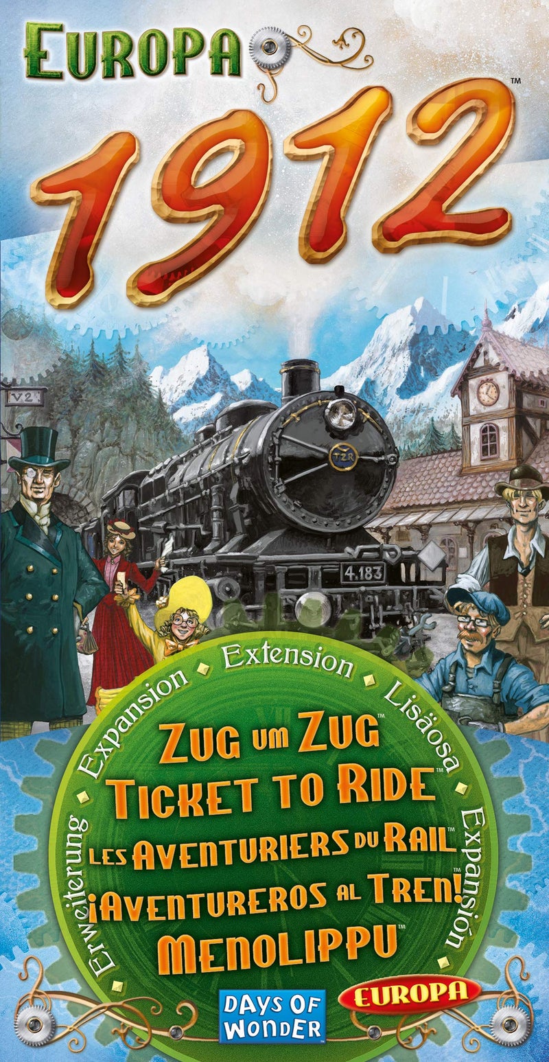 Days of Wonder Asmodee Ticket to Ride Europa 1912 Board Game EXPANSION - Expand Your Railway Empire Across Europe! Fun Family Game for Kids & Adults, Ages 8+, 2-5 Players, 30-60 Minute Playtime - Image 2