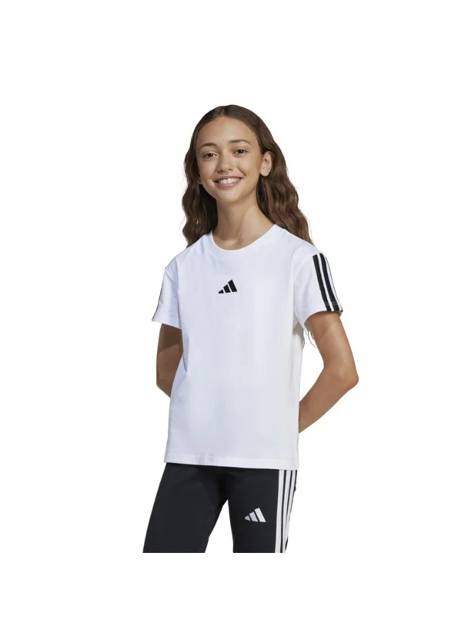 adidas تيشيرت تدريب أبيض جي جي 3 إس جونيور 7-8 سنوات