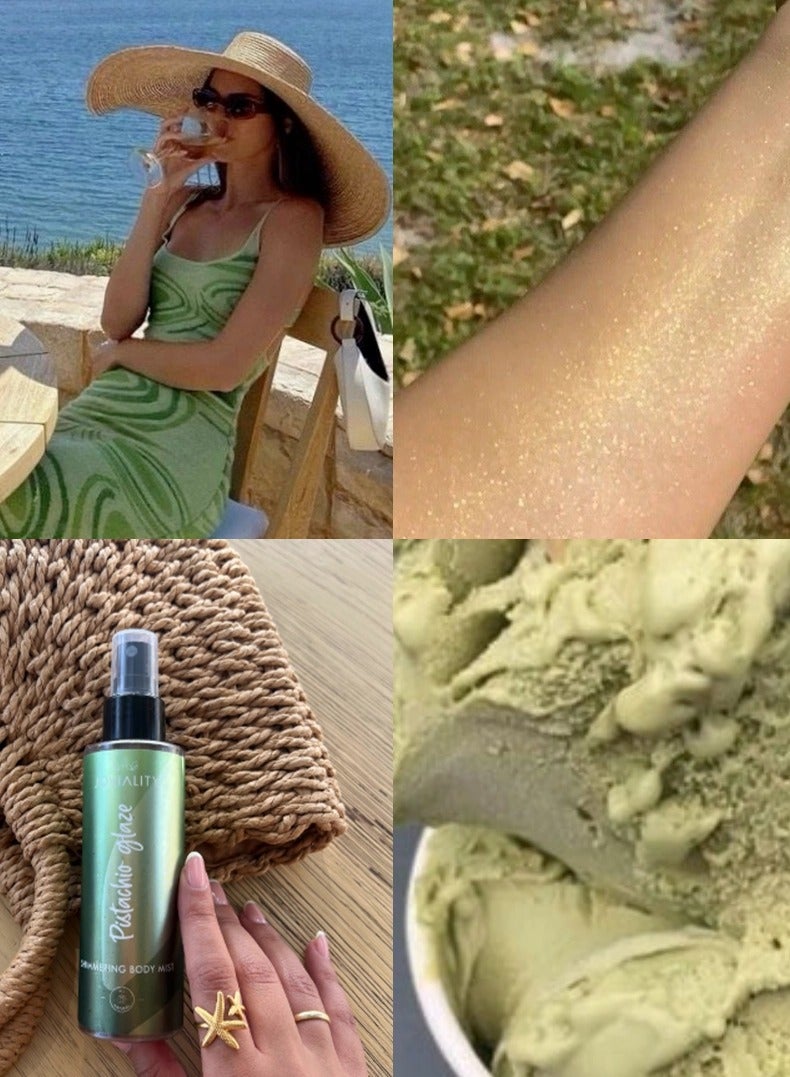 JOVIALITY Natural Shimmering  body mists - Pistachio Glaze - Image 3