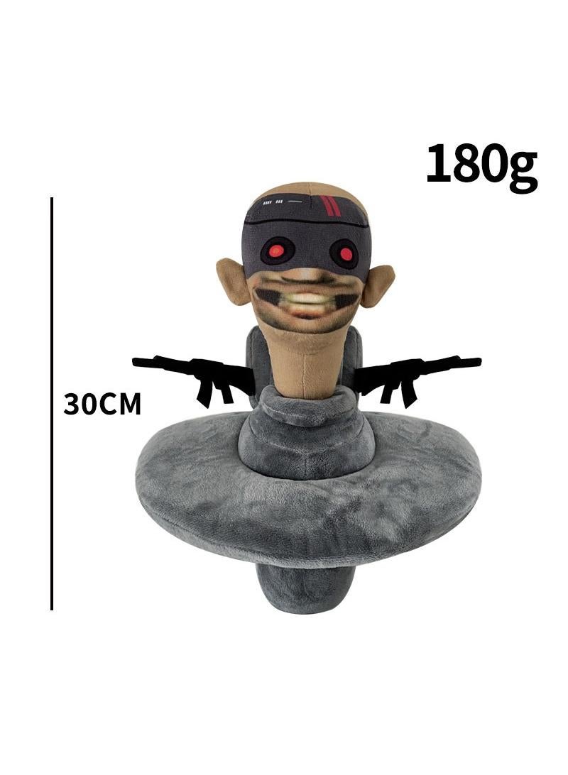 general Set Of 2 Pcs Skibidi Toilet Plush Toys 30cm Spider Toilet Man And UFO Toilet Man For Fans Gift Horror Stuffed Figure Doll For Kids And Adults Great Birthday Stuffers For Boys Girls - Image 3