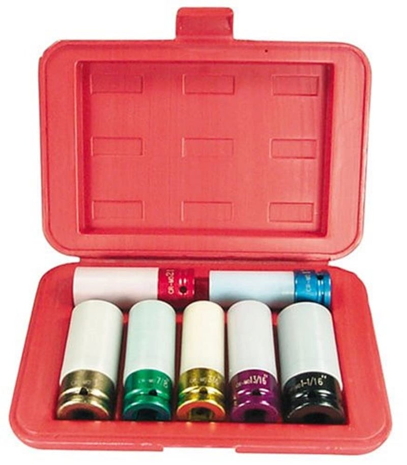 Astro Pneumatic Tool Astro 7870 Chrome Protective Plastic Sleeve & Shallow Broach Socket Set - Image 4