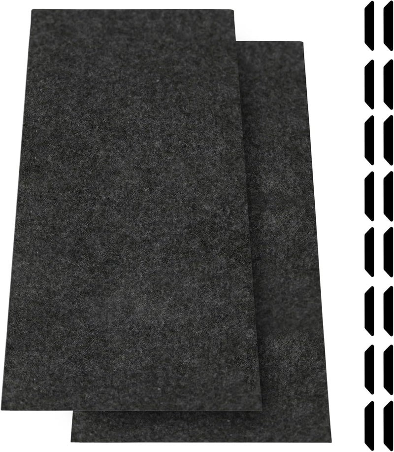 JERIA 2 Pcs 36 X 60 Inch Oil Spill Mat for Under Car Driveway Mats Oil Leaks Absorbent Oil Pad,Rubber Mat Garage Floor,Reusable,Waterproof Backing,Stain Resistant - Image 1