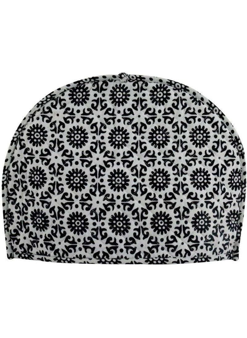 POSHMANDALA Poshmandala Tea Cozy Cover Malati Hand Block Winter Tea Cosy Cotton Tea Kettle Warmer Pot Cover Hot Coffee Cover Handamde Kitchen Dcor Size 14X11 Inches  - Image 2