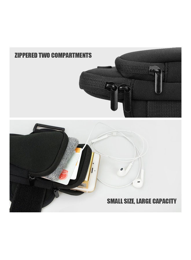 Alyashmac Multifunctional Phone Arm Band Gym Phone Holder Phone Arm Case Running Band Outdoor Running Bag Waterproof Riding Bag Women Men Sport Bag Arm Bag Cellphone Pouch Wrist Bag Fitness Equipment 24*4*14cm 24*4*14cm - Image 4