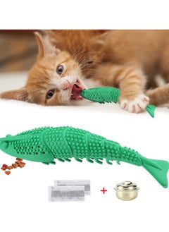 Cat Catnip Toys Interactive Toothbrush Chew Toy for Kitten Kitty Cats Teeth Cleaning Dental Care Crayfish Shape Pet