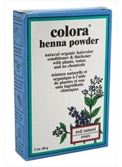 Colora Henna Powder Hair Color Red Sunset,2 Ounce (59ml)(Pack of 2)  - Image 3