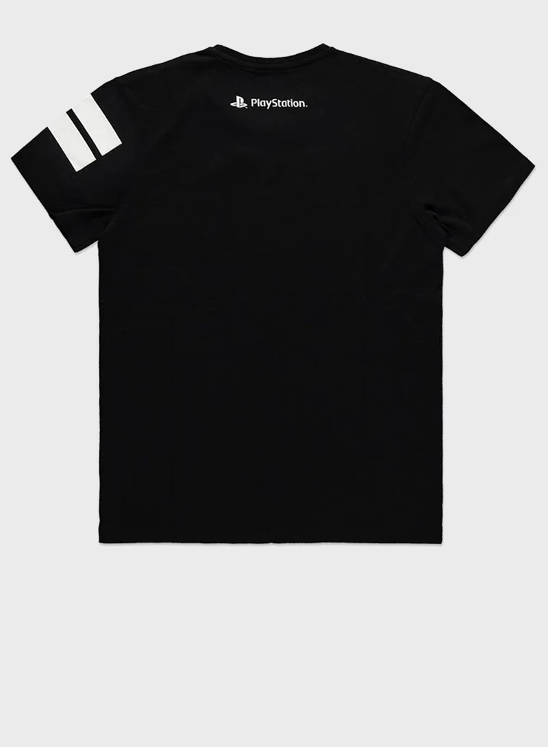 DIFUZED Playstation Logo Crew Neck T-Shirt