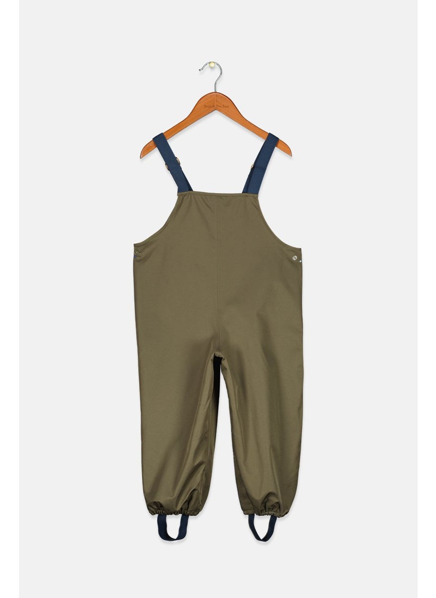 Tchibo Toddlers Boy Solid Rain Pants, Olive  - Image 2