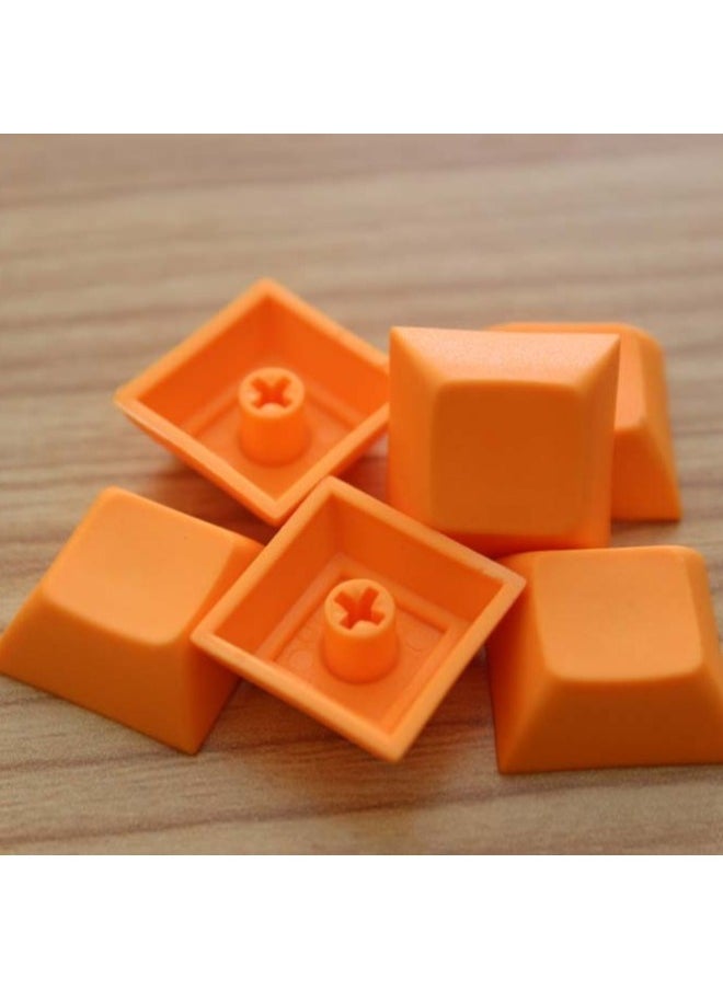 DSA Dwarf Cap Pbt Mechanical Keyboard Keycap Multicolor 1u Keycap Mx Cross Chrysanthemum Mouth High Keycap Opaque-Color:Green 1