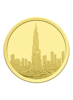FK Jewellers 10g Gold Coin with Burj Khalifa & UAE Heritage Building Design - 10 Grams 24KT 999.9 Purity  - Image 4