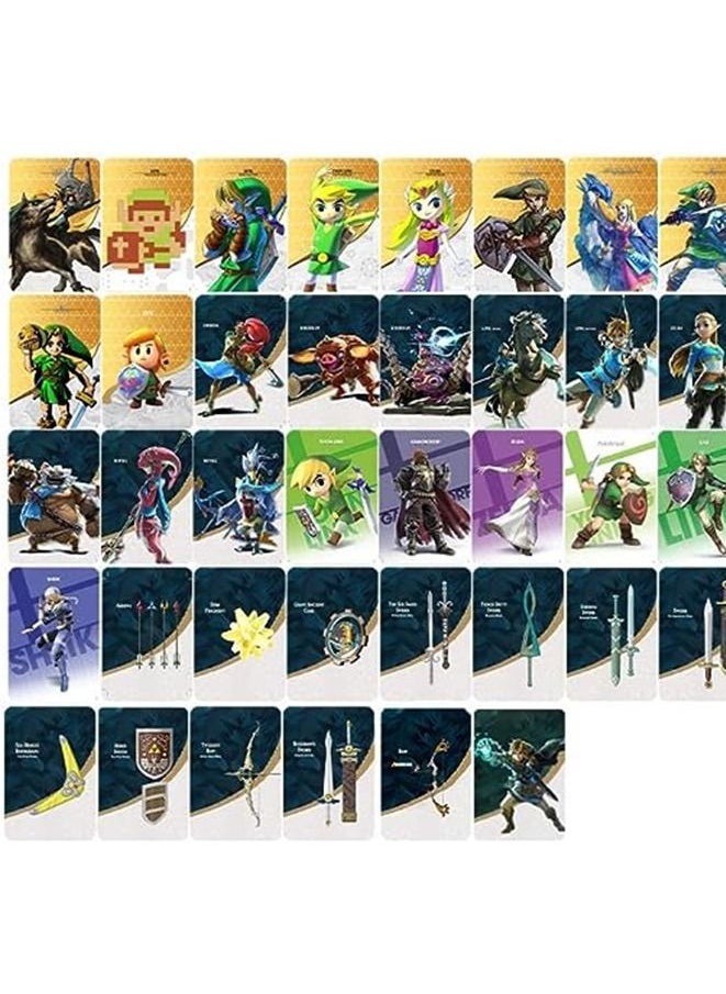 38-Piece The Legend of Zelda Mini Card Set Breath of the Wilderness Tears of The Kingdom Linkage Card