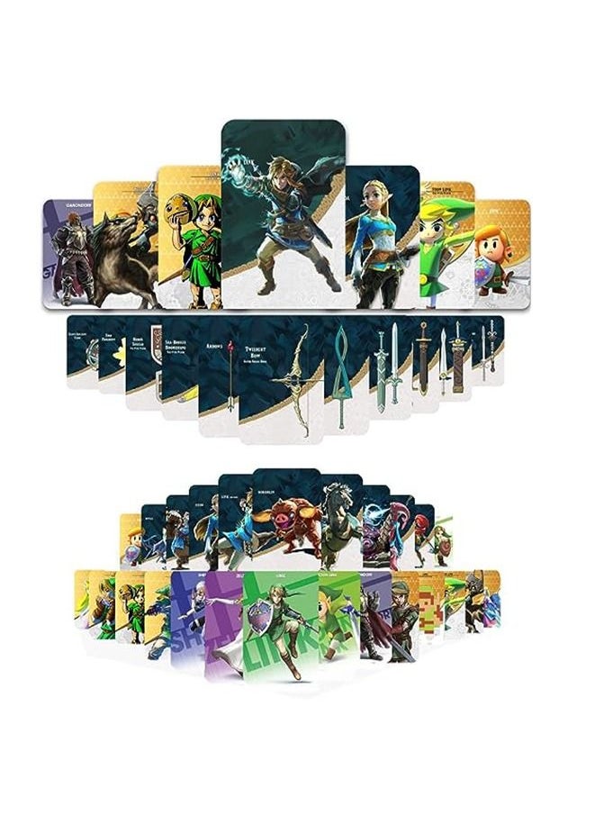 38-Piece The Legend of Zelda Mini Card Set Breath of the Wilderness Tears of The Kingdom Linkage Card