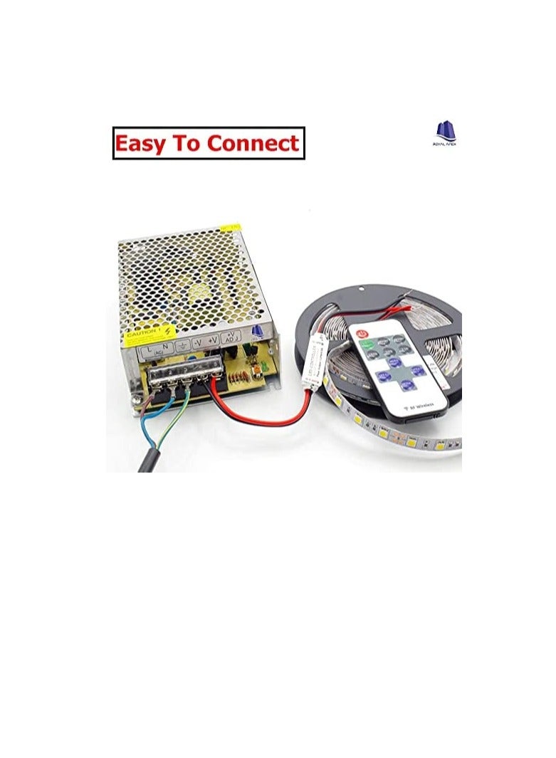 Multipurpose AC to DC Switching Power Supply Driver, LED Driver Transformers/Camera Power Supply/LED Strip Switch Driver (24V, 10A)