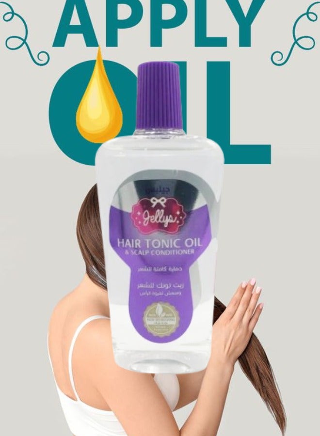 gellys 11 Pieces Hair Tonic Oil & Scalp Conditioner 300ml - Image 2