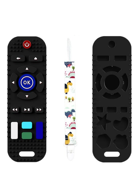 Baby Teething Toys, Remote Control Shape Teething Toys, Silicone Soft-Textured Teether