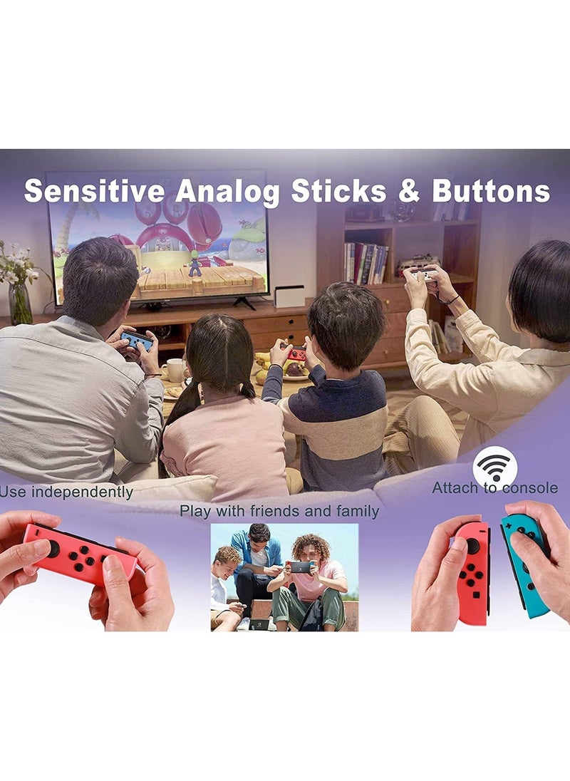 Verci - Controller Compatible with Nintendo Switch/Lite/OLED, Wireless Controllers Support Dual Vibration/Wake-up/Motion Control - Image 1
