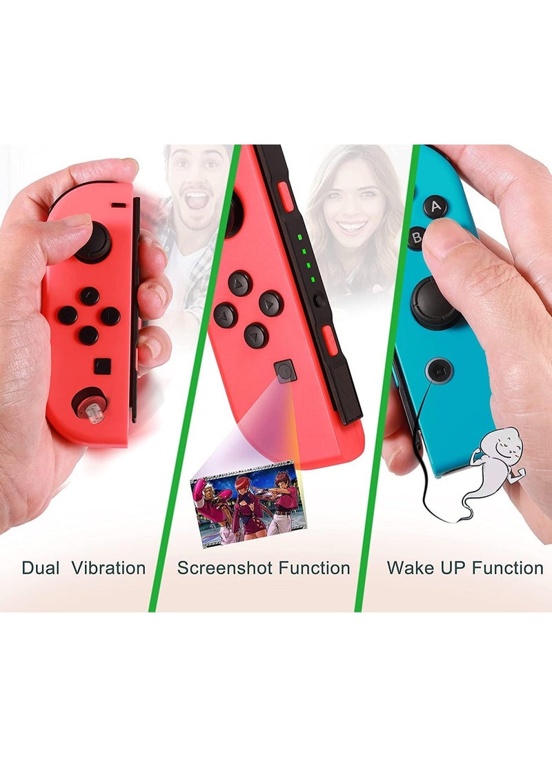 Verci - Controller Compatible with Nintendo Switch/Lite/OLED, Wireless Controllers Support Dual Vibration/Wake-up/Motion Control - Image 1