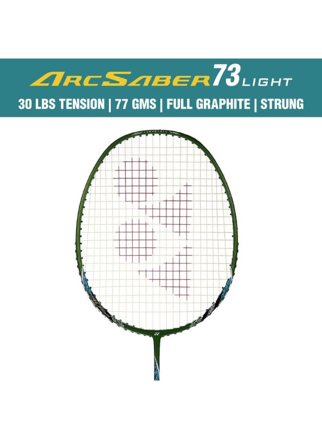 Yonex YONEX Arcsaber 73 Light Green Strung Badminton Racquet  (Pack of: 1, 77 g)  - Image 2