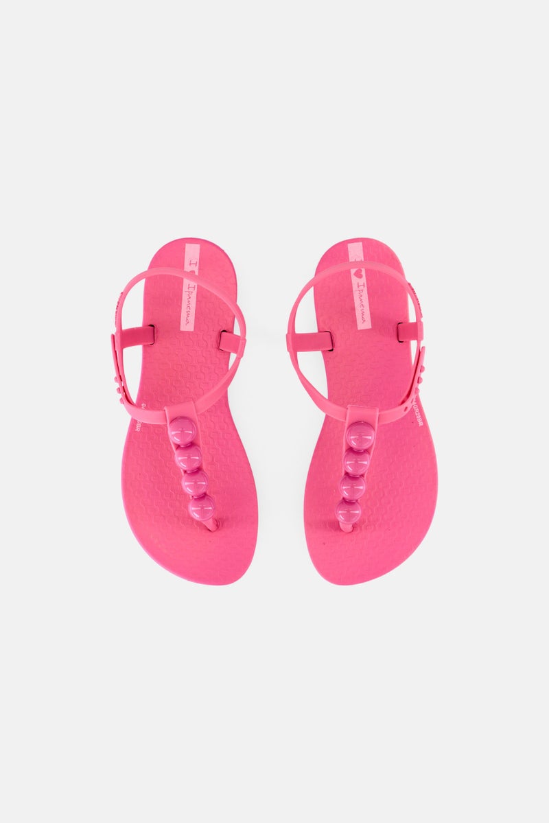 Ipanema Kids Girl Class Glam Snap Closure Sandal, Pink - Image 3