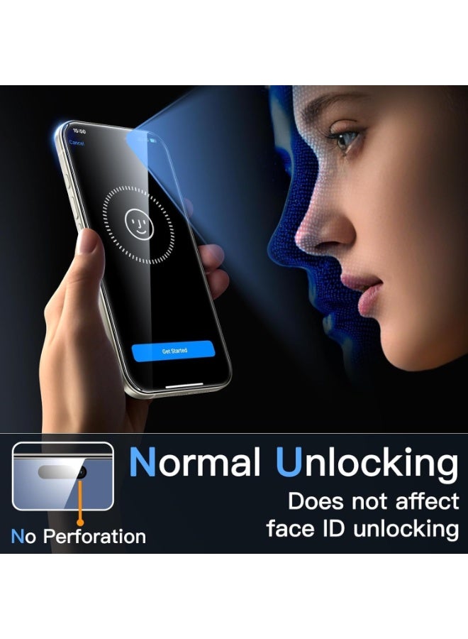 Tempered Glass Screen Protector for Apple iPhone 17 Pro 6.3-inch / Black - Image 4