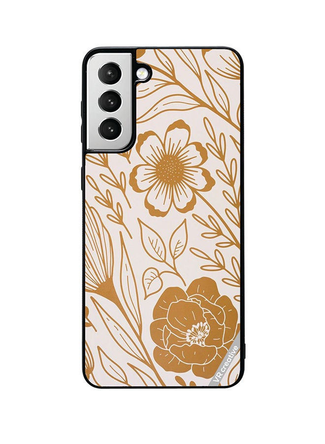 VR CREATIVE Protective Case Cover For Samsung Galaxy S22 5G Floral Design Multicolour - Image 1