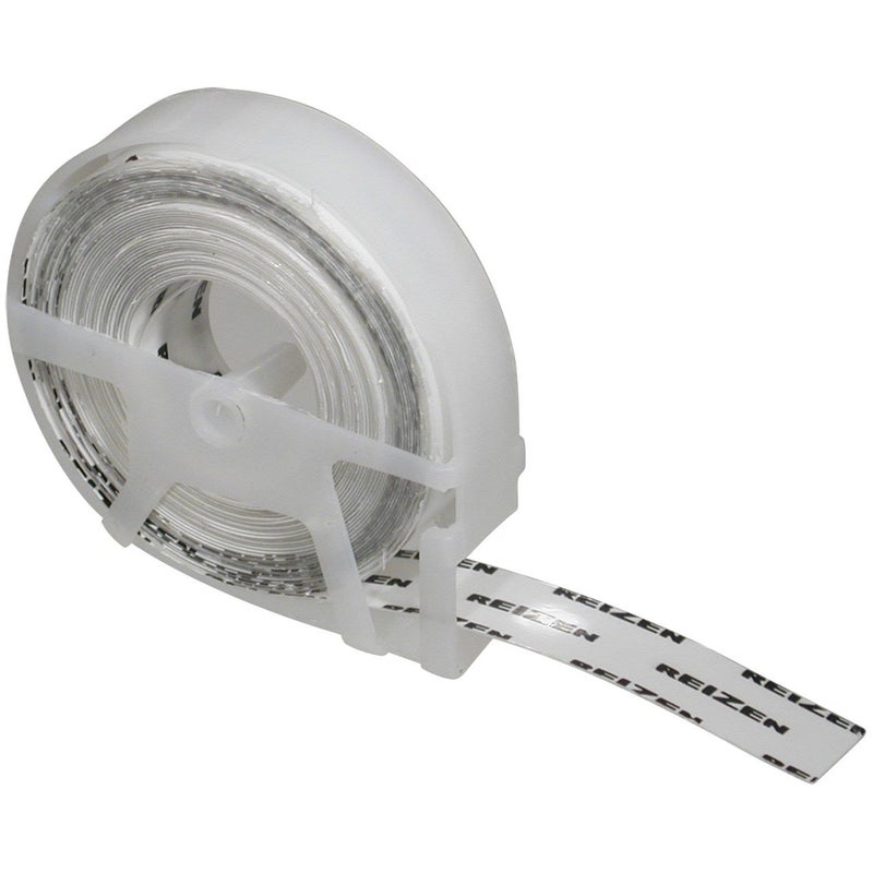 Reizen Clear Vinyl Labeling Tape -3 Rolls .375 Inch Wide 3/8"" X 144""