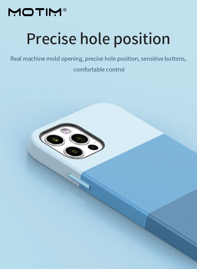 Motim iPhone 14 Pro/14 Pro Max Protective Case Leather Case, Multicolor Full-Body Protection Slim Shockproof Anti-Scratch Phone Case, Multicolour - Image 4