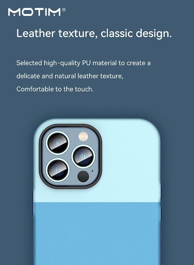 Motim iPhone 14 Pro/14 Pro Max Protective Case Leather Case, Multicolor Full-Body Protection Slim Shockproof Anti-Scratch Phone Case, Multicolour - Image 5